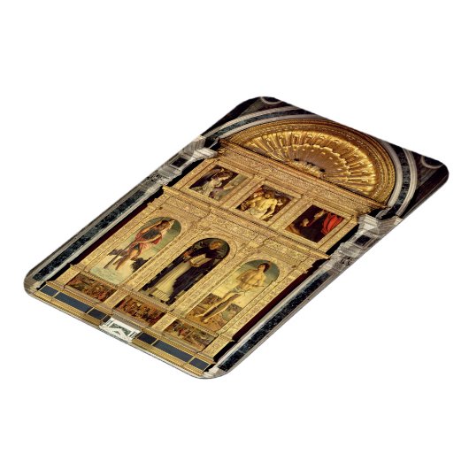 St. Vincent Ferrer Altarpiece, c.1465 (polyptych) Magnet (Linke Seite)