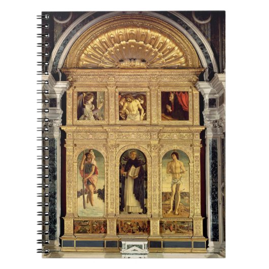 St. Vincent Ferrer Altarpiece, c.1465 (polyptych) Notizblock (Vorderseite)
