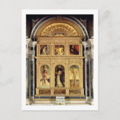 St. Vincent Ferrer Altarpiece, c.1465 (polyptych) Postkarte (Vorderseite)