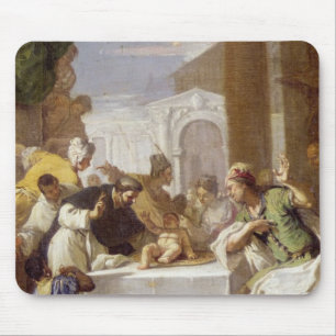 St. Vincent Ferrer darstellend ein Wunder Mousepad