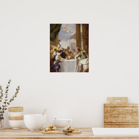 St. Vincent Ferrer performing a miracle Poster (Küche)