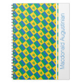 ST VINCENT FLAG Custom Add Name Notebook Journal Notizblock (Vorderseite)