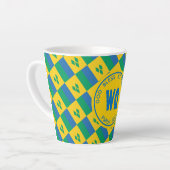 ST VINCENT FLAG Patriotic Customizable Yellow Milchtasse (Linke Ecke)