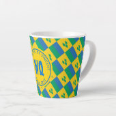ST VINCENT FLAG Patriotic Customizable Yellow Milchtasse (Rechte Ecke)