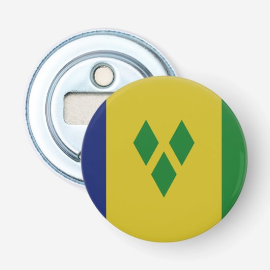 St. Vincent-Flagge Flaschenöffner (Vorderseite)