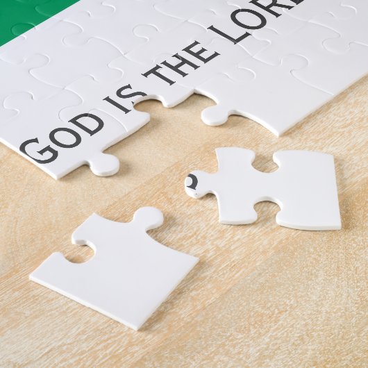 ST VINCENT | Gesegnete Nation | VINKENTIERTER FLAG Puzzle (Seite)