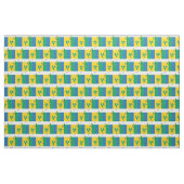 ST VINCENT GRENADINES Flag Map Kontur Stoff (Fat Quarter (45,7 x 55,9 cm))
