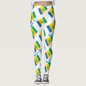 ST VINCENT GRENADINS Christlich Scripture Custom Leggings (Vorderseite)