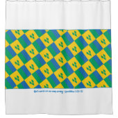 ST VINCENT GRENADINS Gottes Gnaden Christlich Duschvorhang (Vorderseite)