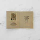 St Vincent Saragossa Deacon-Martyr Grußkarte Karte (Innenseite)