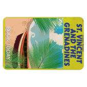 St. Vincent und das Grenadines Reiseplakat Magnet (Horizontal)