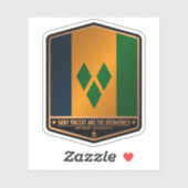 St. Vincent und die Grenadinen Aufkleber (Blatt)