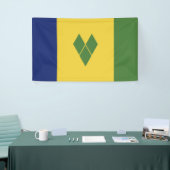 St. Vincent und die Grenadinen Banner (Messeveranstaltung)