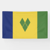 St. Vincent und die Grenadinen Banner (Horizontal)