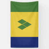 St. Vincent und die Grenadinen Banner (Vertikal)