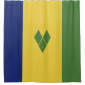 St. Vincent und die Grenadinen Duschvorhang (Vorderseite)