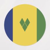 St. Vincent und die Grenadinen Etiketten (Design 2)