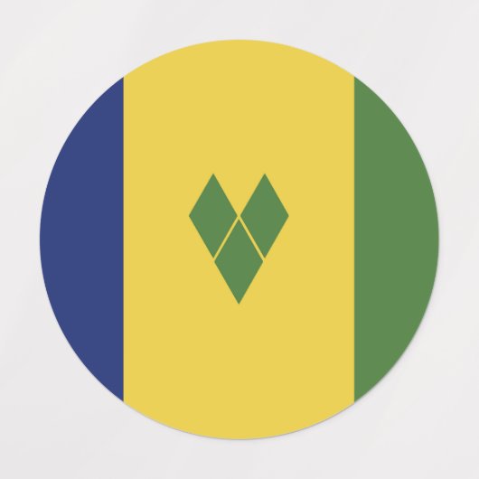 St. Vincent und die Grenadinen Etiketten (Design 1)