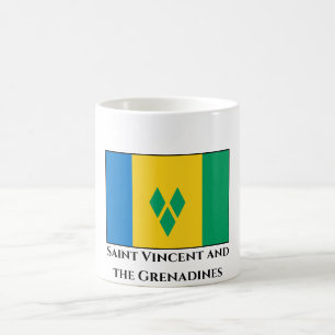 St. Vincent und die Grenadinen-Flagge Kaffeetasse