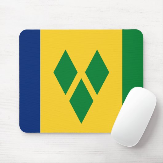 St Vincent und die Grenadinen-Flagge Vincy Mousepad (Mit Mouse)