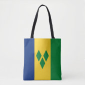 St Vincent und die Grenadinen-Flagge Vincy Tasche (Vorderseite)