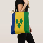 St Vincent und die Grenadinen-Flagge Vincy Tasche (Von Nahem)