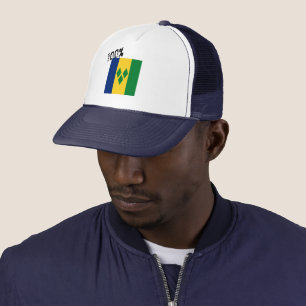 St. Vincent und die Grenadinen-Flagge Vincy Truckerkappe