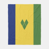 St. Vincent und die Grenadinen Fleecedecke (Vorderseite)