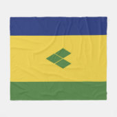St. Vincent und die Grenadinen Fleecedecke (Vorderseite (Horizontal))