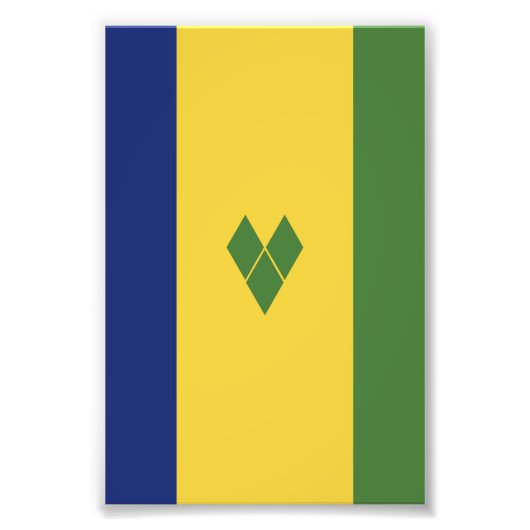 St. Vincent und die Grenadinen Fotodruck (Vorne)