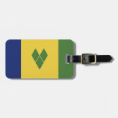 St. Vincent und die Grenadinen Gepäckanhänger (Vorderseite horizontal)