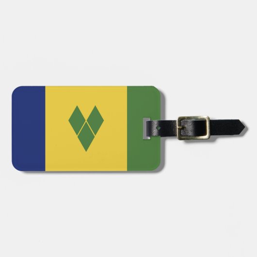 St. Vincent und die Grenadinen Gepäckanhänger (Vorderseite horizontal)