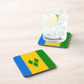 St. Vincent und die Grenadinen Getränkeuntersetzer (Rechte Seite)