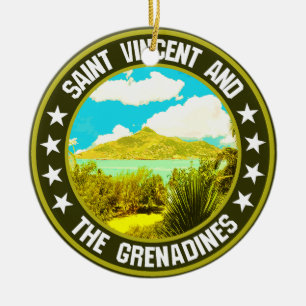 St. Vincent und die Grenadinen Keramik Ornament