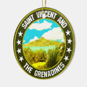 St. Vincent und die Grenadinen Keramik Ornament (Links)