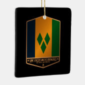 St. Vincent und die Grenadinen Keramikornament (Rechts)