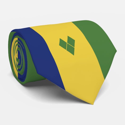 St. Vincent und die Grenadinen Krawatte (Gerollt)