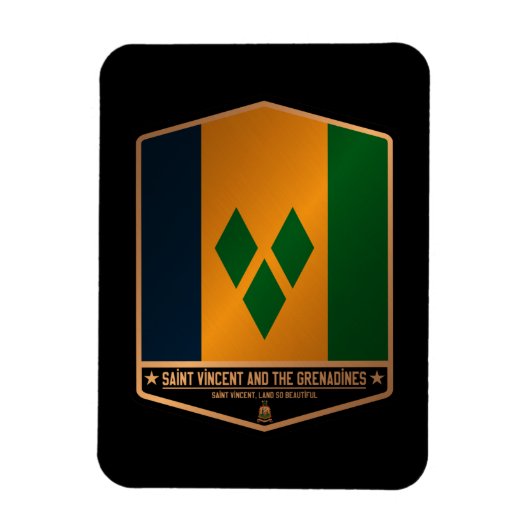 St. Vincent und die Grenadinen Magnet (Vertikal)