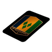 St. Vincent und die Grenadinen Magnet (Linke Seite)