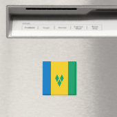 St. Vincent und die Grenadinen Magnet (In Situ (Geschirrspüler))