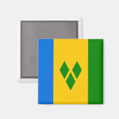St. Vincent und die Grenadinen Magnet (Vorderseite/Rückseite)