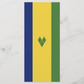 St. Vincent und die Grenadinen Menükarte (Vorderseite)