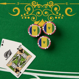 St. Vincent und die Grenadinen Pokerchips