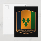 St. Vincent und die Grenadinen Postkarte (Vorne/Hinten)