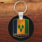 St. Vincent und die Grenadinen Schlüsselanhänger (Vorderseite)