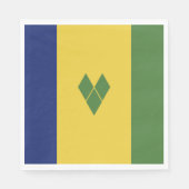 St. Vincent und die Grenadinen Serviette (Vorderseite)