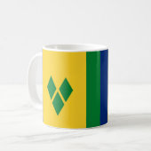 "St. Vincent und die Grenadinen-Tasse - Vibra Kaffeetasse (Vorderseite Links)