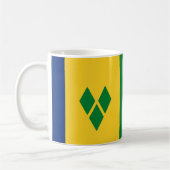 "St. Vincent und die Grenadinen-Tasse - Vibra Kaffeetasse (Links)