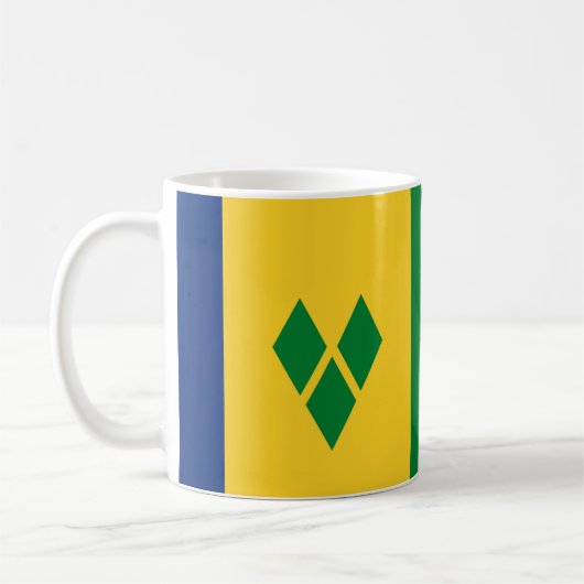 "St. Vincent und die Grenadinen-Tasse - Vibra Kaffeetasse (Links)