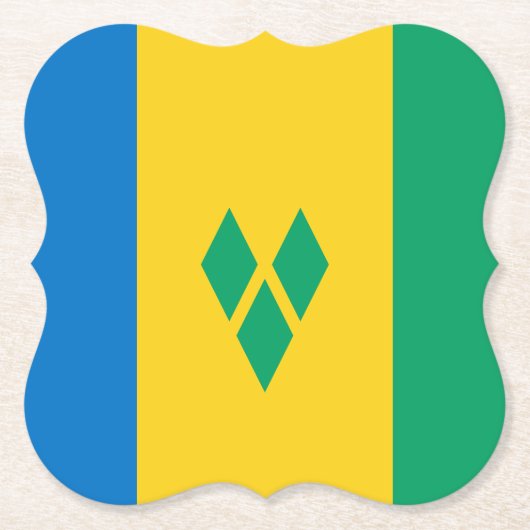 St. Vincent und die Grenadinen Untersetzer (Vorderseite)